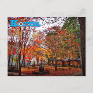 Korea herfst briefkaart