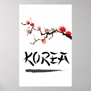 Korea Ink vintage reisposter. Poster