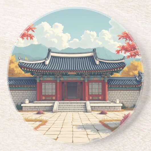 Korea is een voormalig afbeelding Onderzetter (Voorkant)