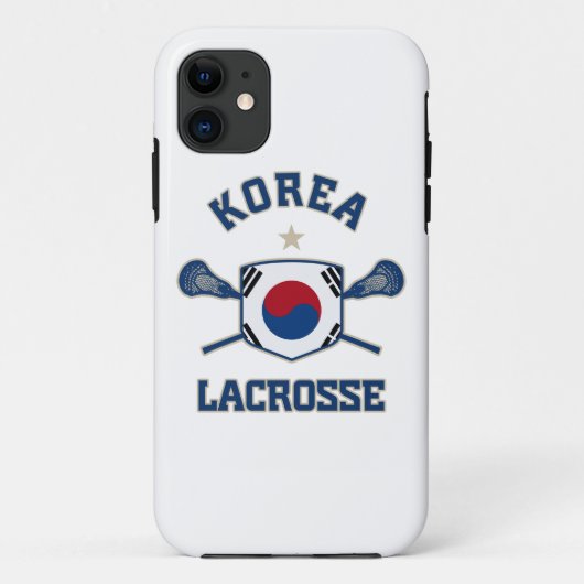 Korea lacrosse iphone 5 hoesje (Achterkant)