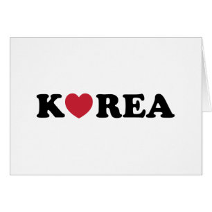 Korea Liefde Hart Kaart