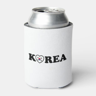 Korea Liefde Hart Vlag Blikjeskoeler