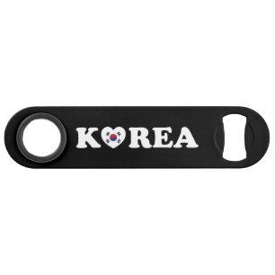 Korea Liefde Hart Vlag Speed Flessenopener
