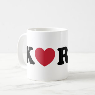 Korea Love Heart Koffiemok