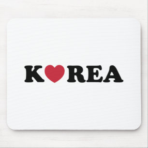 Korea Love Heart Muismat