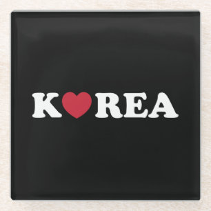 Korea Love Heart Onderzetter