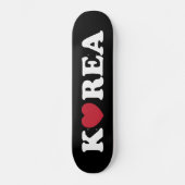 Korea Love Heart Skateboard (Voorkant)