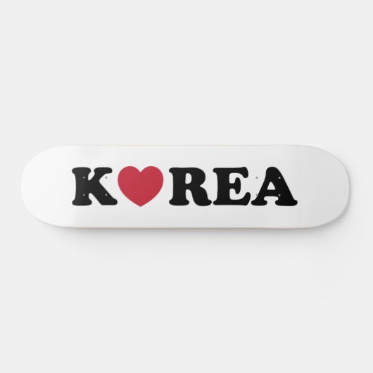 Korea Love Heart Skateboard (Horizontaal)