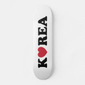Korea Love Heart Skateboard (Voorkant)
