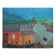 KOREA MAN HAULING WOOD JIGAE Jigzaag Puzzle