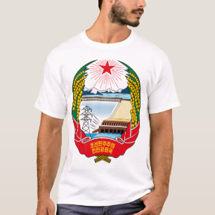 korea noord embleem t-shirt