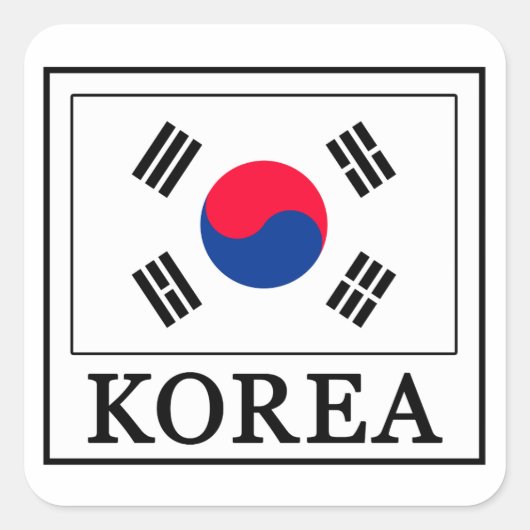 Korea Sticker (Voorkant)
