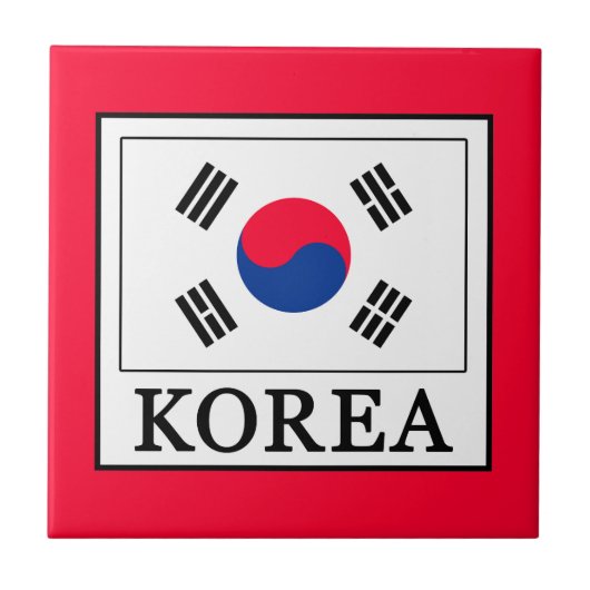 Korea Tegeltje (Voorkant)