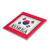 Korea Tegeltje (Zijkant)