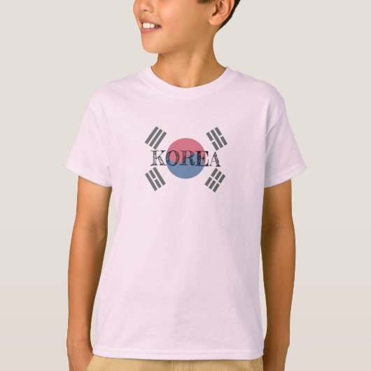 Korea - vlag t-shirt (Voorkant)