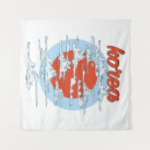 Korea Wandkleed (Voorkant (horizontaal))