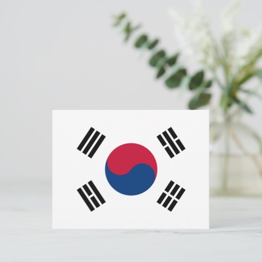 korea zuid briefkaart (Staand voorkant)