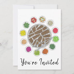 Koreaans BBQ Barbecue Roast Bulgogi Banchan Food Kaart