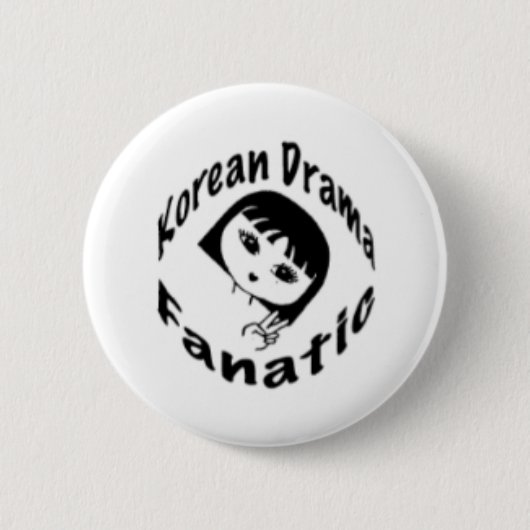 Koreaans drama Fan Button (Voorkant)