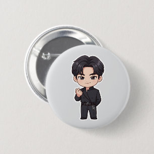 Koreaans Drama Mannelijke Hoofdrol Vinger Hart Kno Ronde Button 5,7 Cm