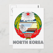 Koreaans Embleem Briefkaart (Voorkant / Achterkant)