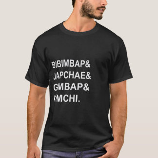 Koreaans eten t-shirt
