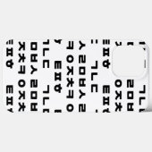 Koreaans | Hangul Alphabet Case-Mate iPhone Case (Achterkant (horizontaal))
