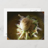 Koreaans koude noodle/Naengmyeon Briefkaart (Voorkant / Achterkant)