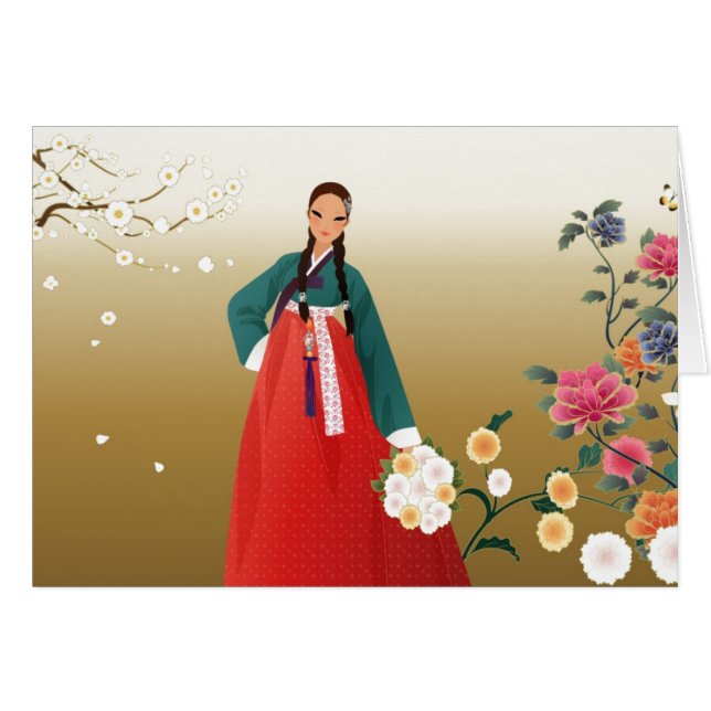 Koreaans meisje in de zomer (Voorkant Horizontaal)