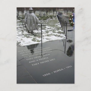 Koreaans monument briefkaart