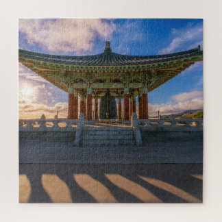 Koreaans Paviljoen Fotoafdruk | Zonsondergang Legp Legpuzzel