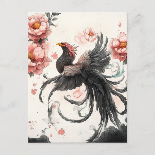 Koreaans Phoenix Briefkaart (Voorkant)