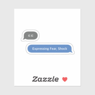 Koreaans Slang Chat Bubble ㄷ ㄷ Sticker