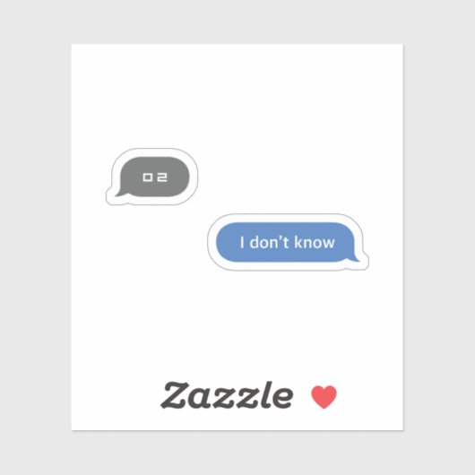 Koreaans Slang Chat Bubble ㅁ ㄹ Sticker (Vel)