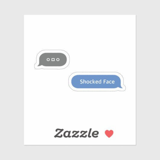 Koreaans Slang Chat Bubble ㅇ ㅇ Sticker (Vel)