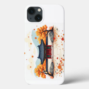 Koreaans traditioneel landschap iPhone 13 hoesje