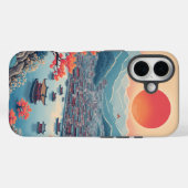 Koreaans traditioneel landschap schilderij telefoo Case-Mate iPhone case (Achterkant (horizontaal))