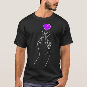 Koreaans vingermerk KHeart Kpop Sarang T-shirt