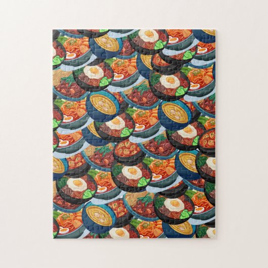 Koreaans voedsel puzzel (Verticaal)