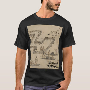 Koreaans volks kunst x muziek festival grafische T T-shirt