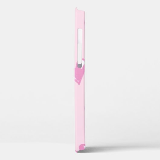 Koreaans zwart-pop roze hart Case-Mate iPhone case (Achterkant / Links)