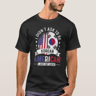 Koreaanse Amerikaanse landen drukken de eerste pri T-shirt