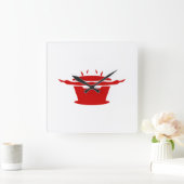 Koreaanse BBQ (고 구 이) Vierkante Klok (Huis)