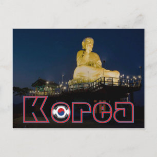 Koreaanse Boeddha Nachtreizen Briefkaart