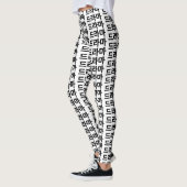 Koreaanse drama 드 마 Korea Hangul Language Leggings (Links)