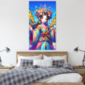 Koreaanse fee canvas afdruk (Insitu (Slaapkamer))