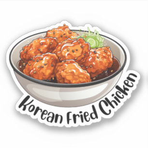 Koreaanse gebakken kip sticker