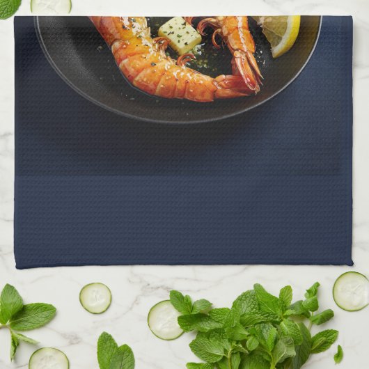 Koreaanse gegrilde koningsgarnaal (Daegae Gui) Theedoek (Gevouwen)