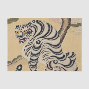 Koreaanse gestreepte tijger Minhwa Tissuepapier
