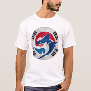 Koreaanse haai t-shirt